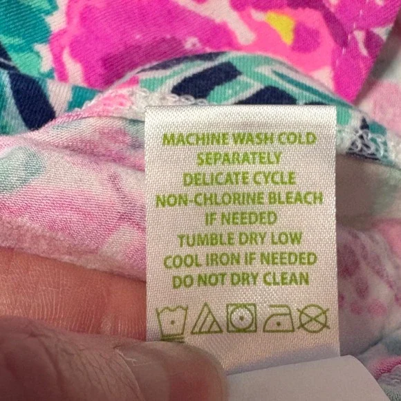 Lilly Pulitzer Colorful 3/4 Sleeve Top‎ Women's Size XS - Picture 4 of 6